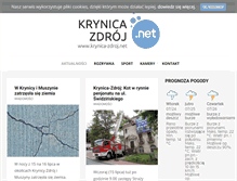 Tablet Screenshot of krynica-zdroj.net