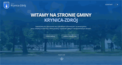 Desktop Screenshot of krynica-zdroj.pl
