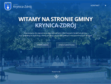 Tablet Screenshot of krynica-zdroj.pl